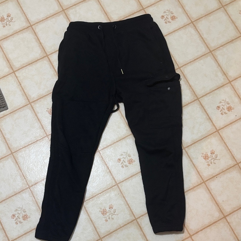 Men's Classic Black Jogger Pants